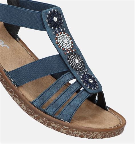 Blauwe Sandalen voor dames online .